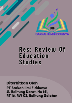 					View Vol. 1 No. 2 (2024): RES: Review of Education Studies
				